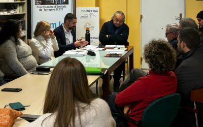 Reunió de la CET amb el conseller, Nacho García.